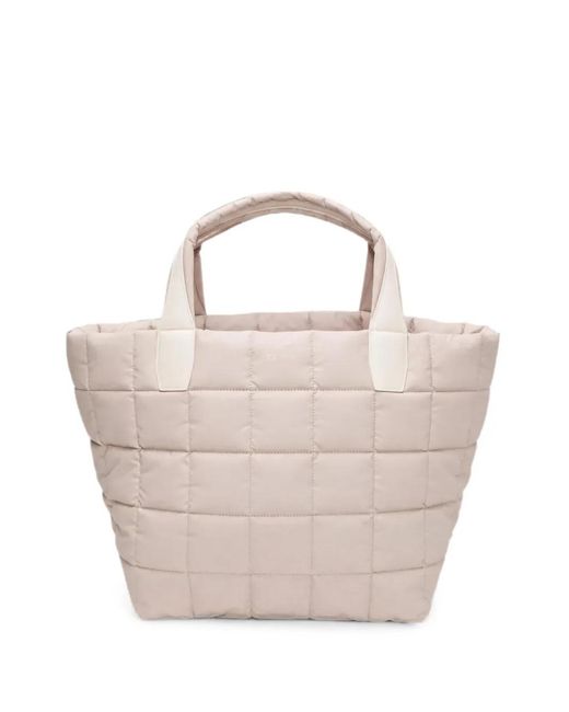 VEE COLLECTIVE Natural Porter Quilted Tote Bag