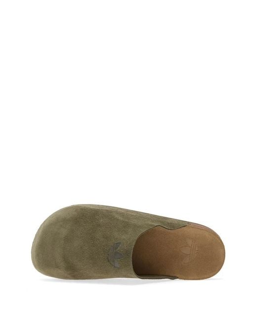 Adidas Green Adimule Suede Mules