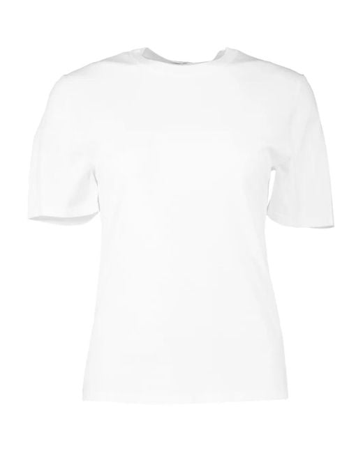 Michael Kors White T-Shirt À Col Rond