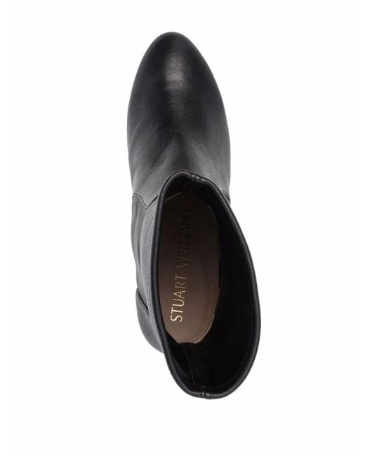 Bottines Yuliana 60 Mm En Cuir Stuart Weitzman en coloris Black