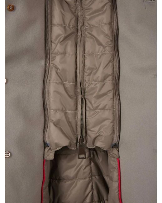 KIRED Gray Jaya Hooded Coat for men