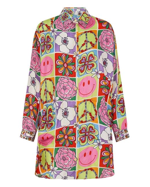 Túnica con bolsillos Camilla de color White