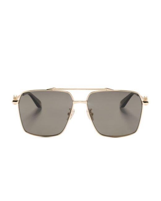 Roberto Cavalli Gray Square-frame Sunglasses
