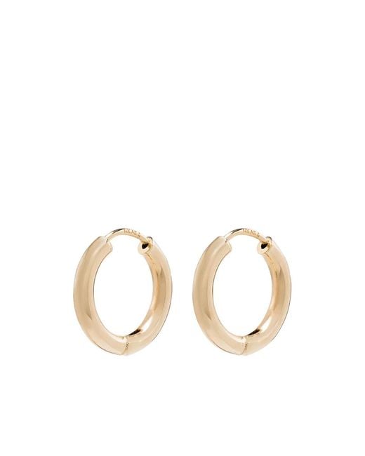 Adina Reyter Metallic 14Kt Small Hoop Earrings
