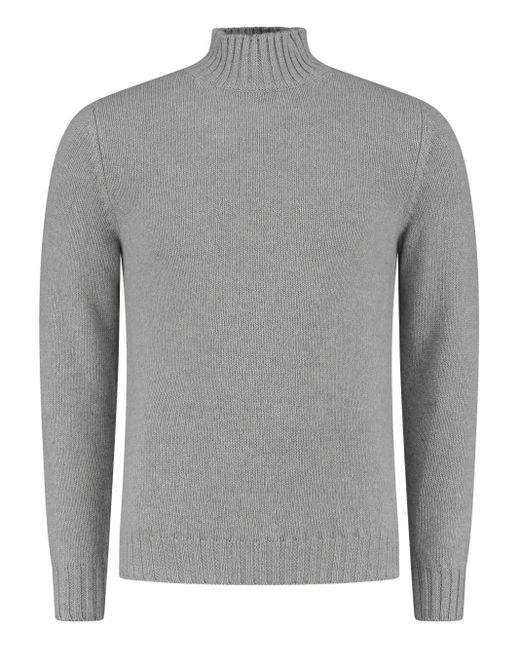 メンズ Fedeli ハイネック セーター Gray