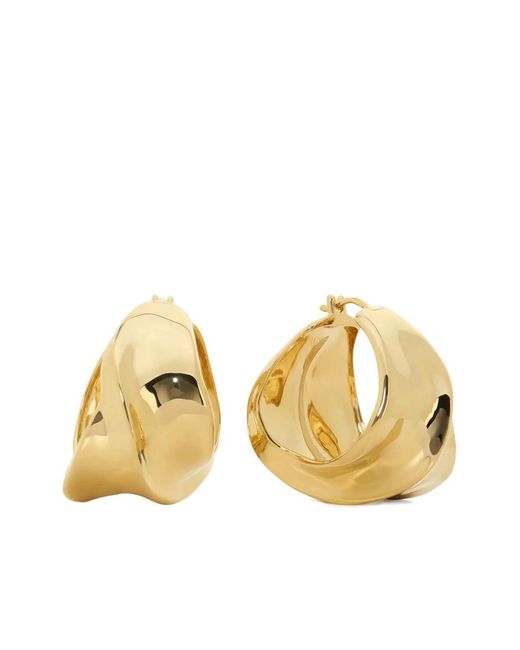 Monica Vinader Metallic Nomade Bold Medium Hoops