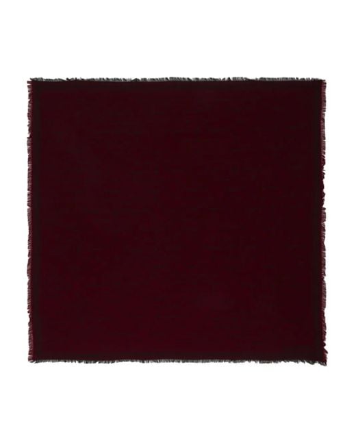 Zadig & Voltaire Purple Glenn Monogram 135 Scarf