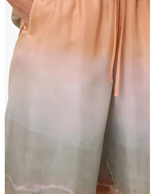 Zimmermann White Daylight Relaxed Pant Tie Dye