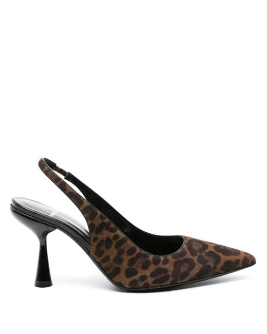 Pierre Hardy Brown Scuba 90Mm Leopard-Printed Pumps