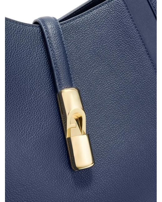 Furla Blue Large Goccia Tote Bag