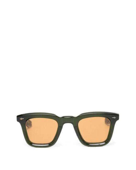 Jacques Marie Mage Black Square-Frame Sunglasses