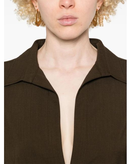 Philosophy Di Lorenzo Serafini Green Shift Mini Dress