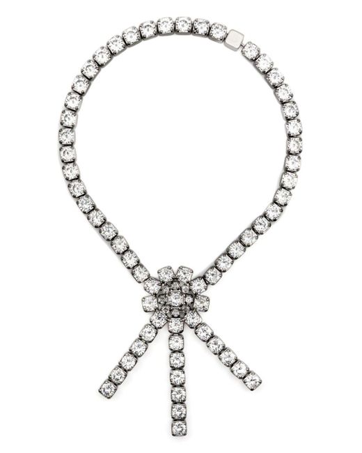 Jil Sander Metallic Crystal-embellished Necklace
