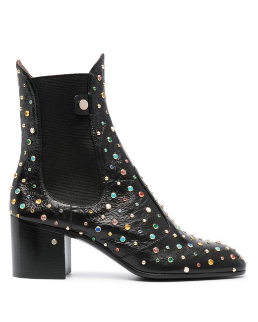 Laurence Dacade Black Angie Stud Leather Boots