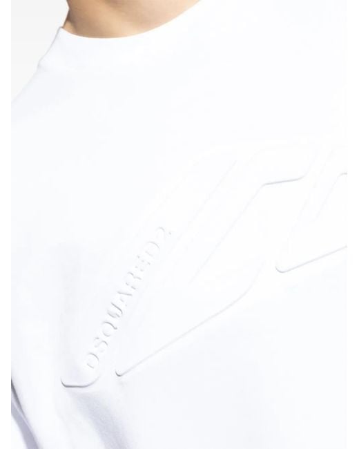 DSquared² White Cotton T-Shirt for men