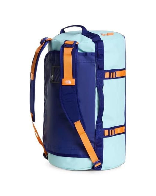 The North Face Blue Small Base Camp Logo-Patch Backpack