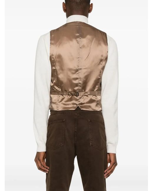 Polo Ralph Lauren Brown Gilet With Logo for men