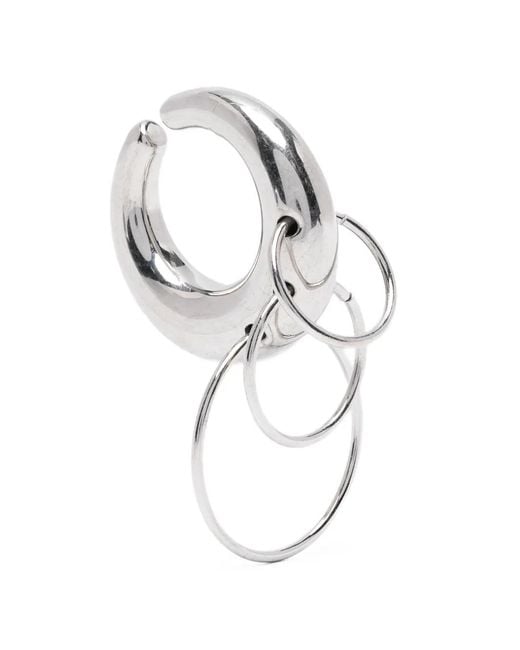 Panconesi White Tone Earrings
