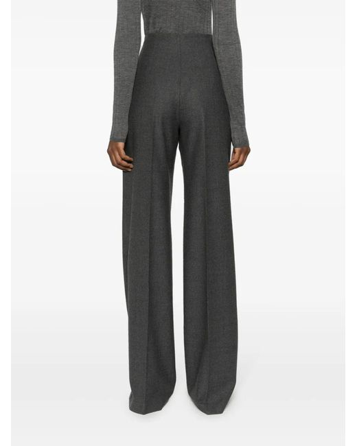 Alberta Ferretti Gray Tailored Trousers