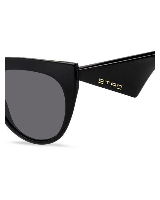 Gafas de sol Tailoring con montura cat eye Etro de color Black
