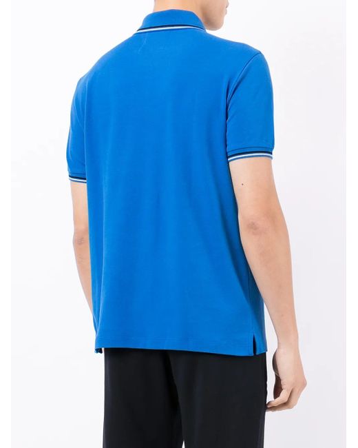 Emporio Armani Blue "Mckay" Ankle Boots for men