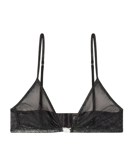 Reggiseno A Triangolo Con Glitter di DIESEL in Black