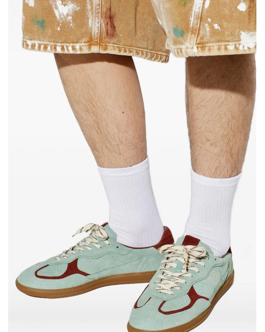 Alohas Green Tb 490 Suede Panelled Sneakers for men