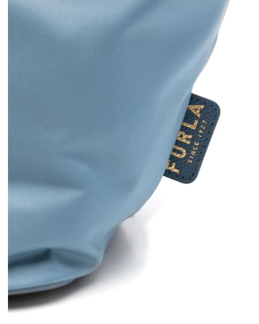 Borsa Tote Piuma Grande di Furla in Blue