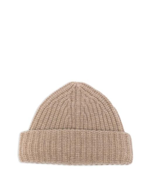 Etudes Studio Natural Ribbed Beanie Hat