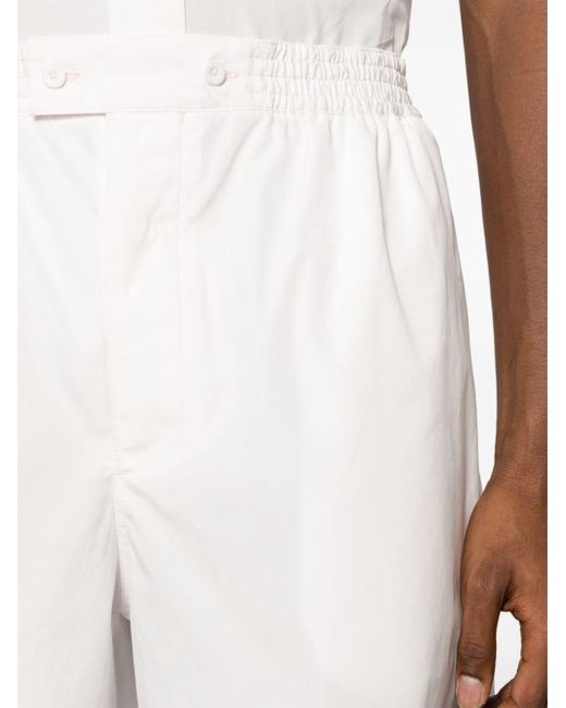 Prada Popeline Shorts in het White voor heren