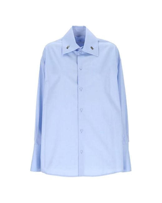 ARMARIUM Blue Logo Detail Shirt