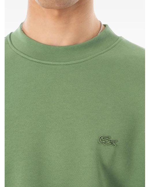 Lacoste Green Sweat À Patch Logo