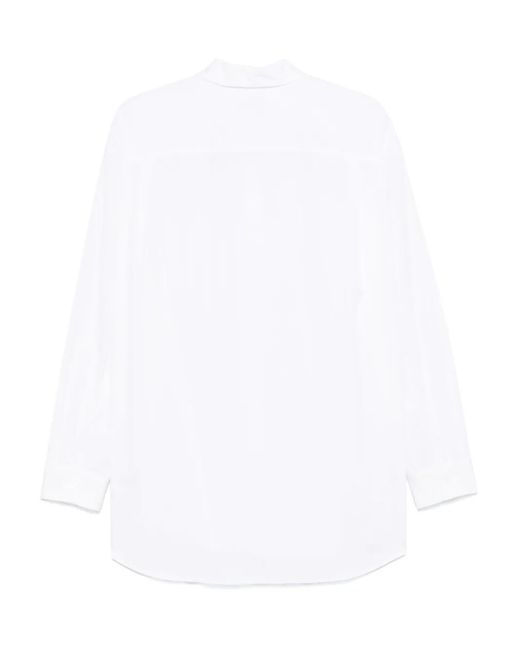 Attachment White Poplin Shirt for men