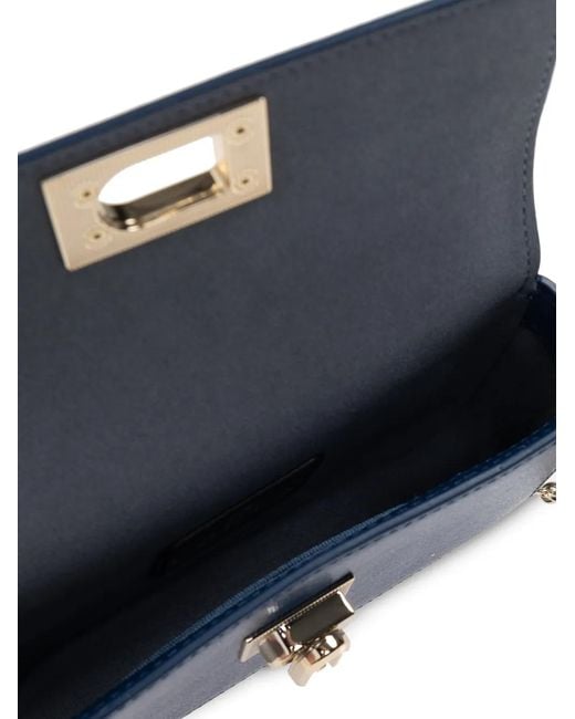 Bandolera con correa de cadena Furla de color Blue