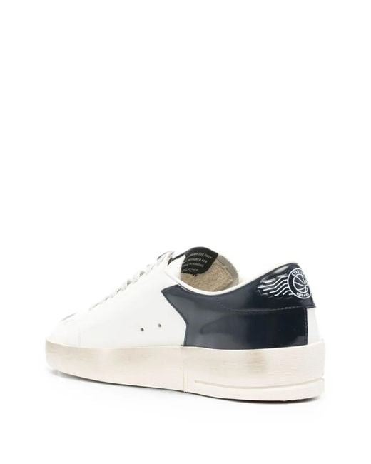 Golden Goose Deluxe Brand White Stardan Sneakers for men