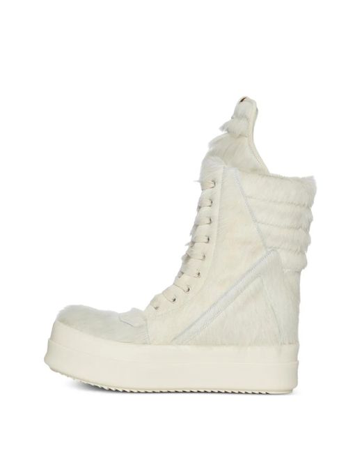 Rick Owens Natural Mega Geobasket Sneakers for men