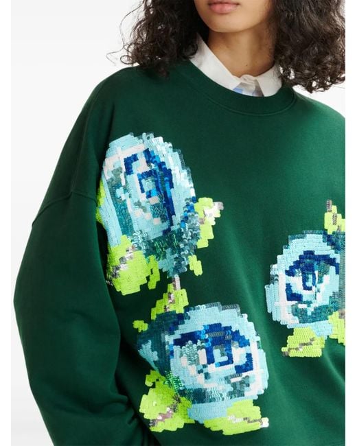 Essentiel Antwerp Green Hedance Sweatshirt