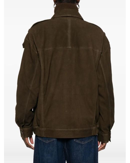 IRO Green Leather Jacket