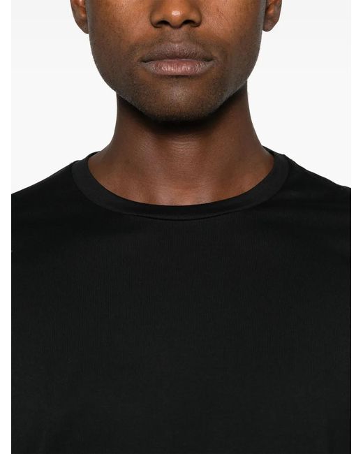 Dondup Black Classic Long-Sleeve Cotton Jersey T-Shirt for men