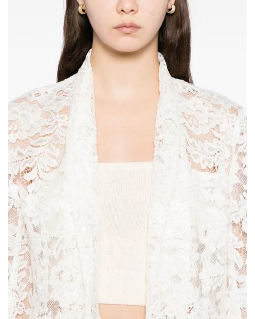 BLAKLACE White Lace Blazer