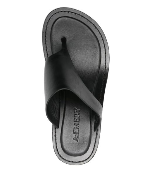A.Emery Black Sandales Hardie 70 Mm À Talon