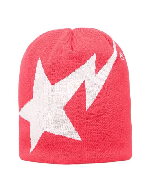 Gorro Star con motivo de rayos A Bathing Ape de color Pink