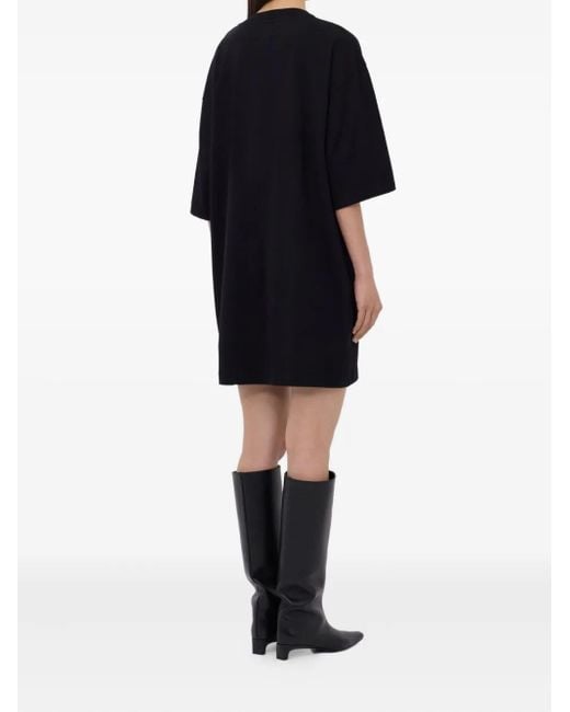 Loulou de Saison Black Ayaz Minikleid Mit Tiefen Schultern