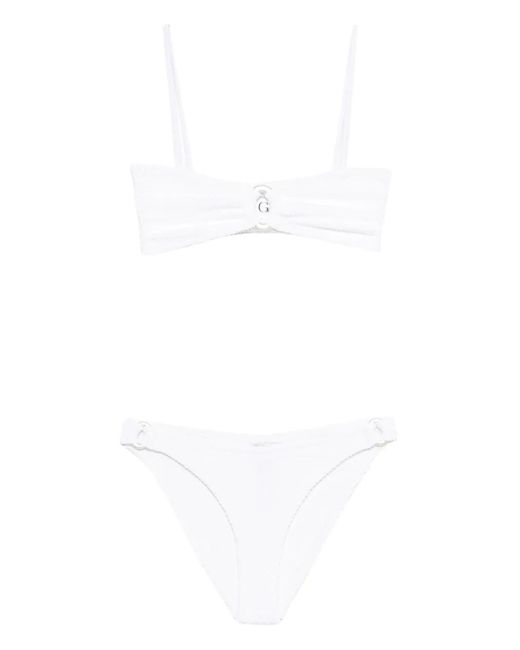Hunza G White Misty Bikini