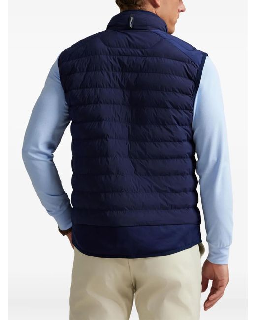 メンズ Ralph Lauren ロゴ ベスト Blue