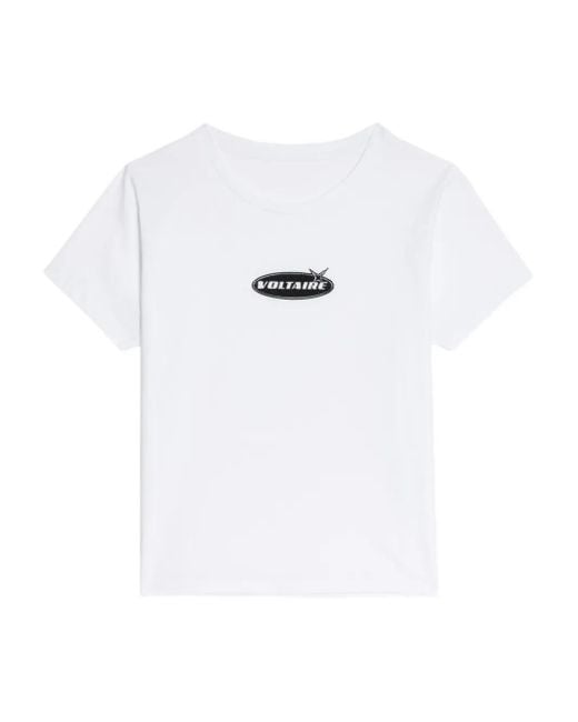 Zadig & Voltaire White Alys T-Shirt