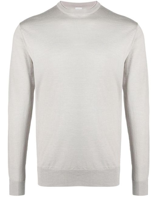 Eleventy Pullover mit rundem Ausschnitt in White für Herren