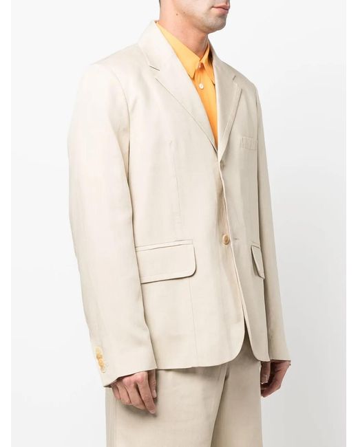 Jacquemus Natural Jackets Beige for men