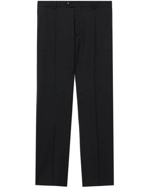 A Kind Of Guise Black Virgin Wool Straight-leg Trousers for men