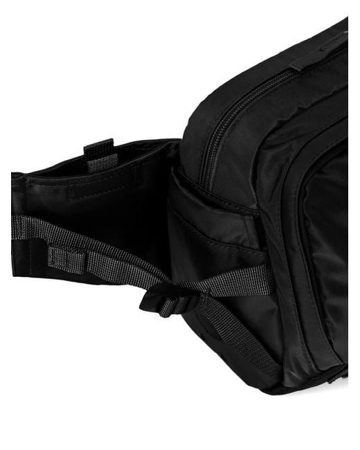 Porter-Yoshida and Co Black Chain-Detail Shoulder Bag